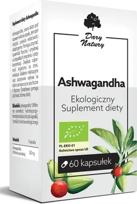 Produktbild von ASHWAGANDHA (520 mg) 60 KAPSELN – GESCHENKE DER NATUR