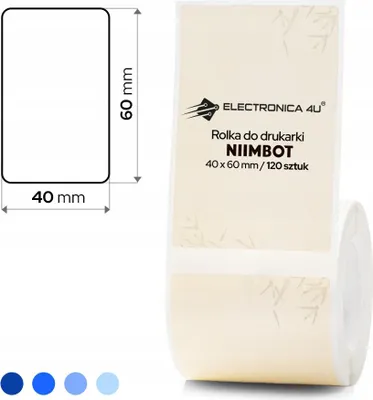 Produktbild von Selbstklebende Etiketten Thermosticker Niimbot B1 B4 B21 B21_Pro B3S B31 40x60