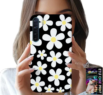 Zdjęcie produktu dla Etui Do Oppo A91 - Stokrotka, Stokrotki, Kwiatki, Plecki