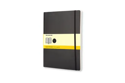 Image de MOLESKINE 707247 Notizbuch A4 kariert schw. SC