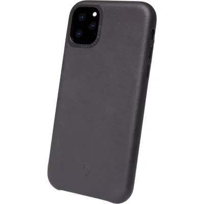 Image de Coque arrière en cuir noir pour iPhone 11 Pro