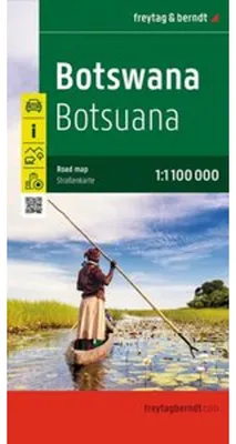 Immagine prodotto di Mappa stradale del Botswana, scala 1:1.100.000, prodotta da freytag & berndt.