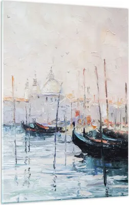 Produktbild von Bilder auf glas - Einteilig - Venedig Basilika - 50x70cm - Glasbilder - Wandbilder - Bilder - zum Aufhängen bereit - Wanddekoration aus Glas - Glas Bilder - Wandbild auf Glas - GPA50x70-3662