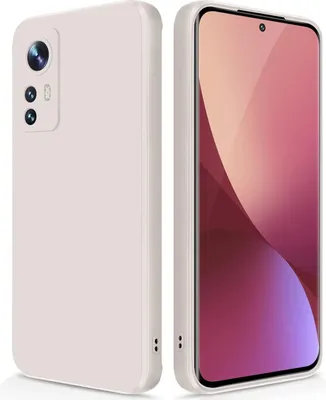 Image de Etui silicone fin pour Xiaomi 12 silicone souple liquide, mat, résistant aux rayures Blanc