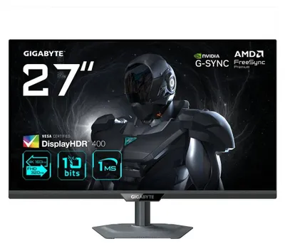 Produktbild von Monitor Gigabyte G27U 27" UltraHD 4K 160Hz 1ms SS-IPS FreeSync Premium HDR400 HDMI 2.1