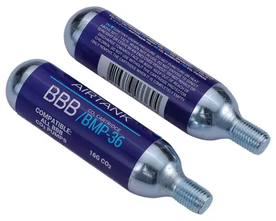 Produktbild von BBB Cycling AirTank, CO2-Gewindepatrone, Blau, Silber