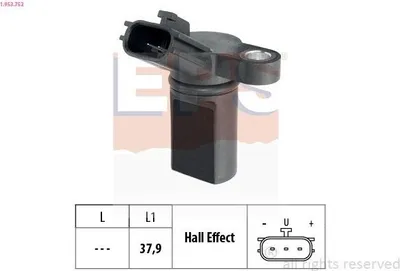 Produktbild von EPS 1.953.752 Kurbelwellensensor Impulsgeber für RENAULT ESPACE IV (JK0/1)