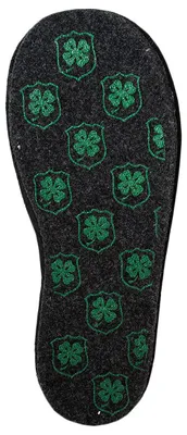 Produktbild von Zocker Filzpantoffel, Farbe:rabenschwarz, Größe:40/41
