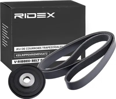 Produktbild von RIDEX 542R0745 Keilrippenriemensatz passend für PEUGEOT 206 Schrägheck (2A/C)
