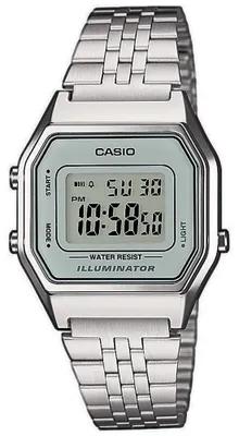 Produktbild von Casio Collection Retro Armbanduhr Digital Damenuhr LA680WEA-7EF