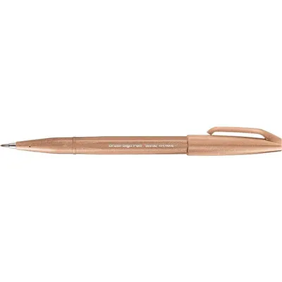 Productafbeelding van Pentel Arts SES15C-E2X Brushpen, vezelstift, bruin (lichtbruin), (S)
