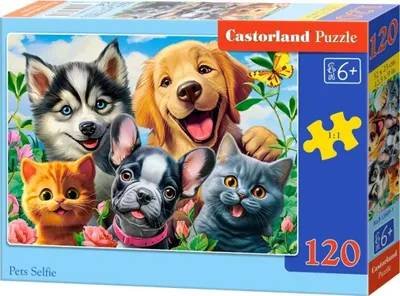 Immagine prodotto di Puzzle da 120 pezzi. Selfie degli animali