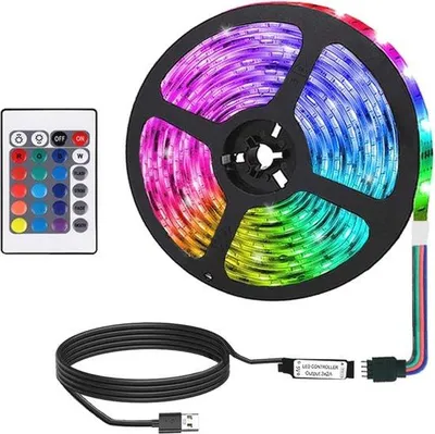 Obrázek produktu pro LED pásky s dálkovým ovládáním, délka 2 m, pro osvětlení obývacího pokoje a večírků