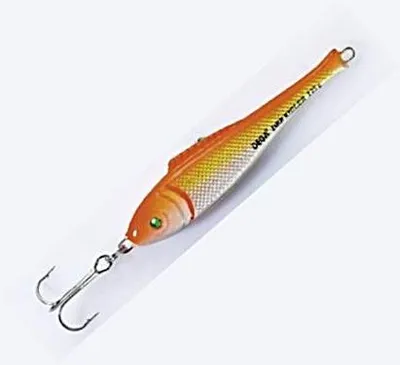 Produktbild von Dega Pilker Kiel 2 orange/silber 75g