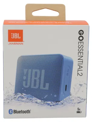 Produktbild von JBL GO Essential 2, tragbarer Bluetooth-Lautsprecher, blau