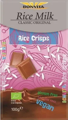 Productafbeelding van Bonvita rijstdrink Chocolade Rice Crispy  (100 gr)