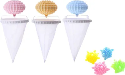 Immagine prodotto di INF Palline per bucato 2 in 1 per filtro lanugine e rimozione peli
