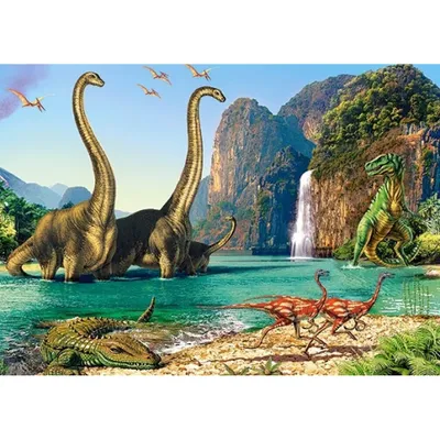 Obrázek produktu pro CASTORLAND Puzzle Svět dinosaurů 60 dílků