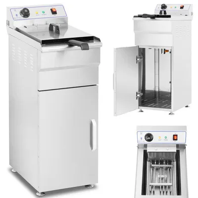Image de Friteuse électrique - Capacité de 10 litres - 400V - Autonome - Friteuse professionnelle pour la restauration