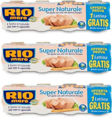 Produktbild von Rio Mare 8004030271173, Thunfisch, 4 Stück(e), 224 g