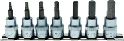 Obrázek produktu pro BGS technic Bit Socket Set, Chrom-vanadiová ocel, 308 mm, 308 g