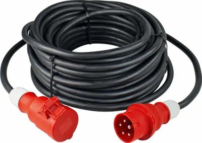 Produktbild von as-Schwabe CEE-Verlängerungskabel 25m 400V 32A 5-polig Gummi-Leitung 5G6 IP44