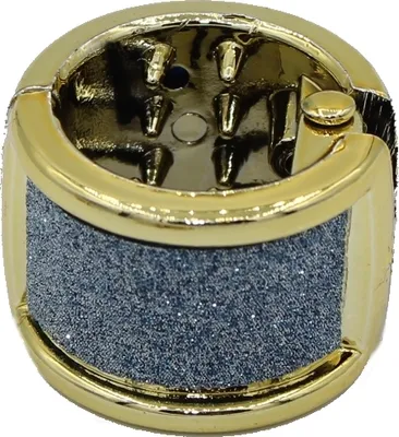 Produktbild von Glitzernde Mini Haarklammer in Blau, Haaraccessoire für Half-Up-Half-Down Frisuren