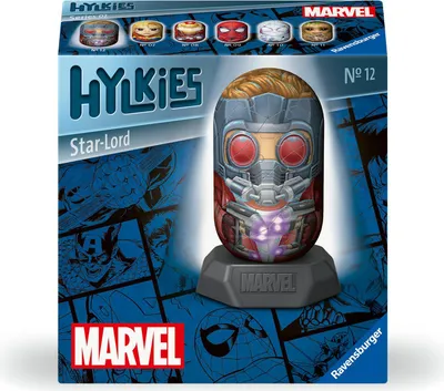 Produktbild von Ravensburger Hylkies: Die neue Sammelfigurenreihe zum selbst zusammenbauen. Figur #12 - Star-Lord. Für alle Guardians of the Galaxy Fans - Aufbauen, Verlieben, Sammeln