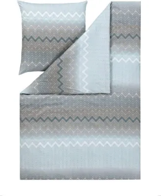 Produktbild von Estella Exquisit Mako-Batist Bettwäsche-Garnitur Nikita Farbe aquamarin-140 Größe 135 x 200 + 80 x 80 cm