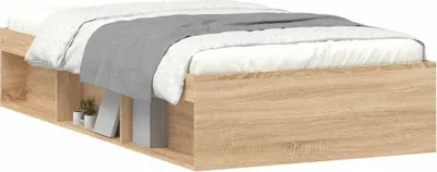Produktbild von vidaXL Bettgestell Sonoma-Eiche 90x200 cm