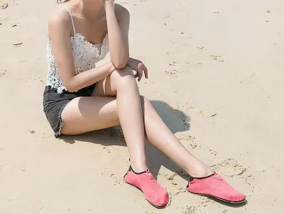 Zdjęcie produktu dla Buty Do Wody Dla Dzieci Plażowe Na Kajak 6-7 Lat Różowe