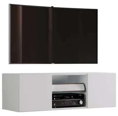 Immagine prodotto di Mobili TV | Tavola da parete | Armadio basso | Dimensioni H. 40 x W. 115 x D. 36 cm | Armadio da parete - Jusa