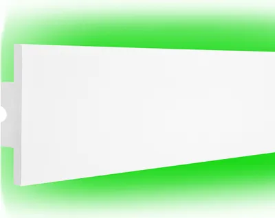 Produktbild von LED Einbauprofil aus Styropor mit Hartbeschichtung, Trockenbau Stuckleisten (1.15 Meter KD502) Stuckprofil Deckenprofil Wandleisten Stuck Lichtprofil