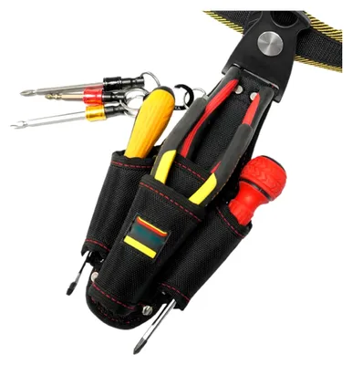 Produktbild von Werkzeuggürtel S – Tragbarer Organizer für Handwerksarbeiten, Werkzeughalter für Elektriker, Mechaniker, Klempner und Dachdecker