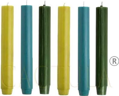 Zdjęcie produktu dla Świece Cactula dicke Stabkerzen – Wymiary: średnica 2,6 cm, wysokość 18 cm – zestaw 6 sztuk