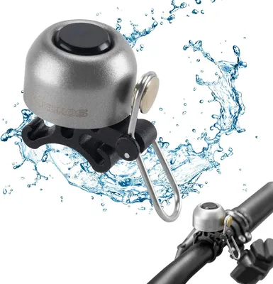 Produktbild von ROCKBROS Fahrradklingel Lenker Klassisch 100dB Laut Klingel Fahrrad Kupfer Bike Bell für 22-34mm Titan