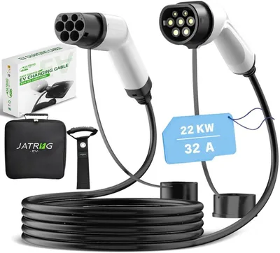 Obrázek produktu pro Nabíjecí kabel typu 2 - 22 kW - 32A - třífázový - 12 metrů - pro elektromobily