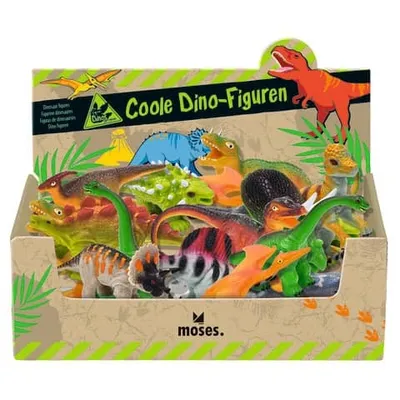Produktbild von Dinosaurier-Spielzeugfigur, 12-fach sortiert, 10 x 5 x 3 cm