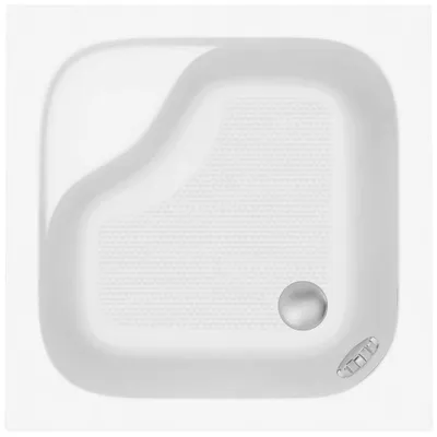 Immagine prodotto di Piatto doccia profondo in acrilico, quadrato, 90x90x30cm, bianco