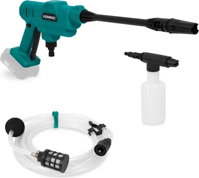 Produktbild von Vonroc Profi Akku Hochdruckreiniger mobil 24bar - Kabellose mini Drucksprüher Akku mit Pistole exkl. Akku & Ladegerät