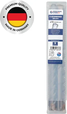 Image de WS24 5x Foret marteau SDS-Plus PRO Ø 12 x 210 / 150 mm - WS24-100423