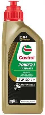 Produktbild von CASTROL Power 1 Ultimate 4T für 5W-40 1 Liter Motoröl Motorenöl Öl Motorradöl Motorbike