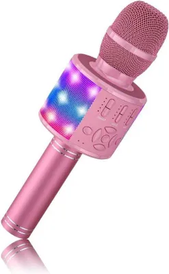 Obrázek produktu pro Bezdrátová karaoke sada 4 v 1 s Bluetooth, růžová