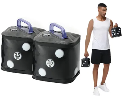 Image de Ensemble de haltères à eau pour entraînement à domicile - 7 kg