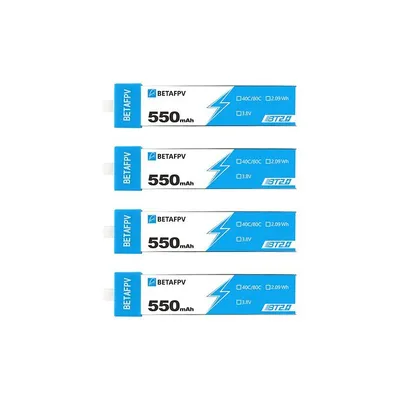 Produktbild von BetaFPV Lipo BT2-0 550mAh 1S 40C 4 Stück