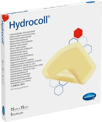 Zdjęcie produktu dla Hydrocoll opatrunek na ranę 15x15 cm 5 szt