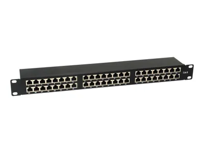 Immagine prodotto di Pannello patch schermato Cat.6 a 48 porte di Equip, nero