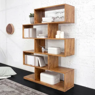 Produktbild von riess-ambiente Regal MAKASSAR XL 150cm braun massives Mangoholz honey finish Bücherregal