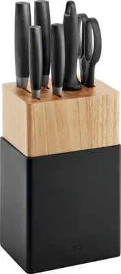 Produktbild von ZWILLING Now S Messerblockset, 7-tlg., Kautschuk-Holz