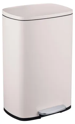 Produktbild von 50-Liter-Edelstahl-Treteimer - Deckel mit Soft-Close-Funktion